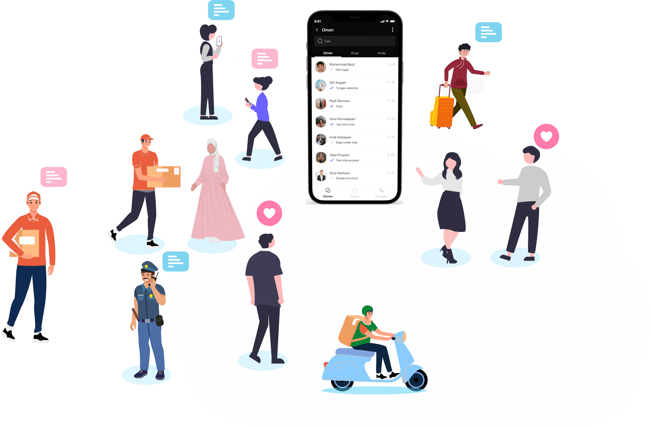 People collaborating